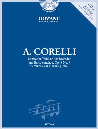 Sonata Op. 5 Nr. 7 In G-Moll / A. Corelli - Flbec Alto And Basse Continue