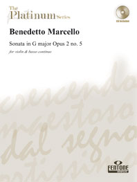 Sonate Op. 2 No5 En Sol Majeur / B. Marcello - Violon And Basse Continue