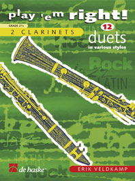 Play'Em Right / Erik Veldkamp -12 Duos Pour Clarinettes