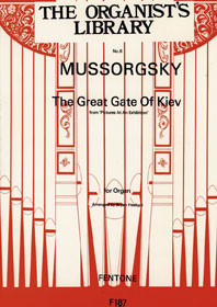 The Great Gate Of Kiev / Mussorgsky - Orgue Solo