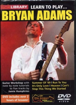 Dvd Lick Library Learn To Play Bryan Adams