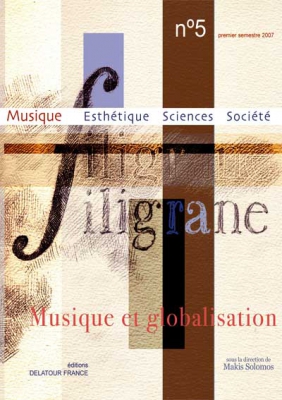 Revue Filigrane #5 - Musique Et Globalisation No5