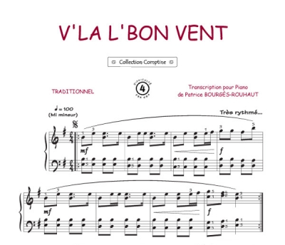 V'La L'Bon Vent Comptine