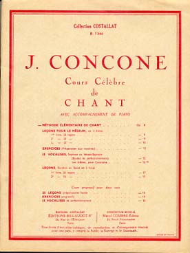 Méthode Elémentaire De Chant Op. 8