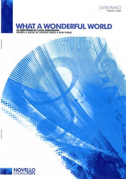 What A Wonderful World SATB/Piano
