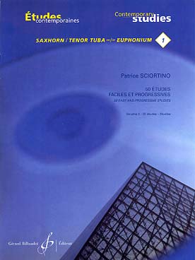 50 Etudes Faciles Et Progressives Saxhorn - Euphonium Vol.1