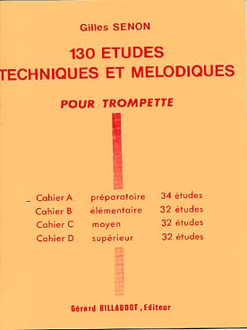 130 Etudes Techniques Et Melodiques Vol.A : 34 Etudes