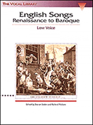 English Songs Renaissance To Baroque Low Voice