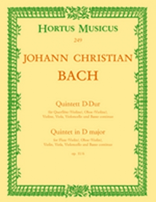 Quintett D-Dur Für Querflöte (Violine), Oboe (Violine), Violine, Viola, Violoncello Und Basso Continuo