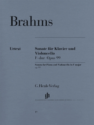 Sonata For Piano And Violoncello F Major Op. 99
