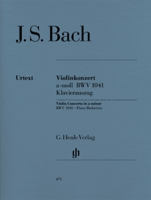 Concerto For Violin And Orchestra A Minor Bwv 1041