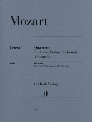 Flûte Quartets For Flûte, Violin, Viola And Violoncello