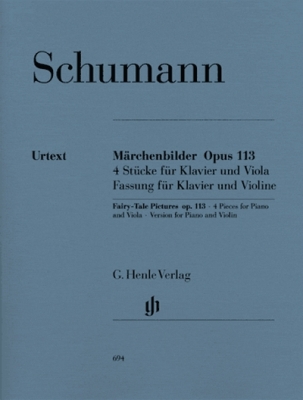 Fairy-Tale Pictures For Viola And Piano Op. 113