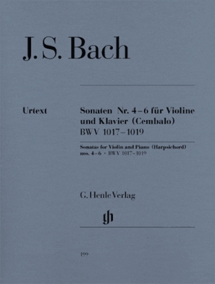 Sonatas For Violin And Piano (Harpsichord) 4-6 Bwv 1017-1019 With Appendix