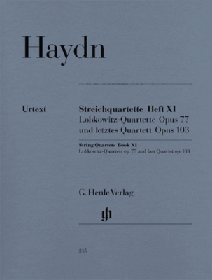 String Quartets Book XI Op. 77 Und 103