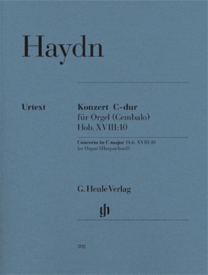 Concerto For Organ (Harpsichord) With String Instruments C Major Hob. XVIII:10 (First Edition)