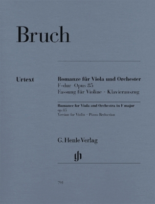 Romance For Viola And Orchestra F Major Op. 85