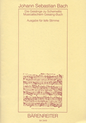 Die Gesänge Zu G.Chr.Schemellis Gesangbuch Bwv 439-507 Und 6 Lieder Aus Dem Klavierbüchlein Für Anna Magdalena Bwv 511-514, 516, 517