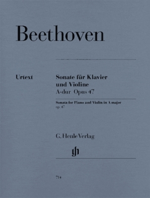 Sonata For Piano And Violin A Major Op. 47 ('Kreutzer-Sonata')