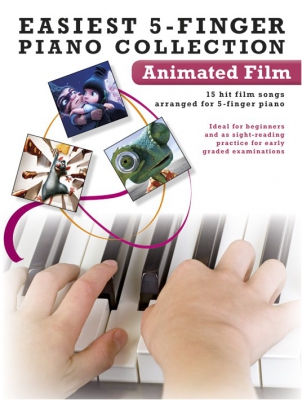 Easiest 5-Finger Piano Collection : Animated Film