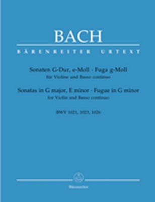 Sonaten G-Dur, E-Moll, Fuge G-Moll Für Violine Und Basso Continuo