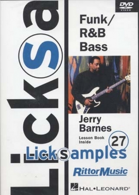 Dvd Licksamples Funk/R And B Bass Barnes Jerry