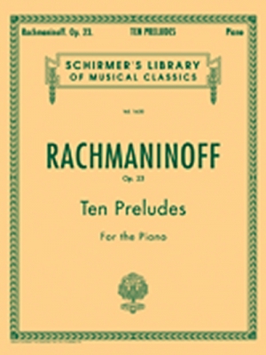 Rachmaninoff Ten Preludes For The Piano