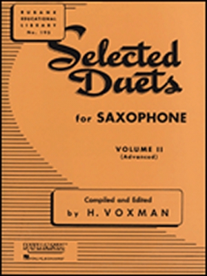 Selected Duets For Saxophone Vol.2 (Advanced) (Voxman)