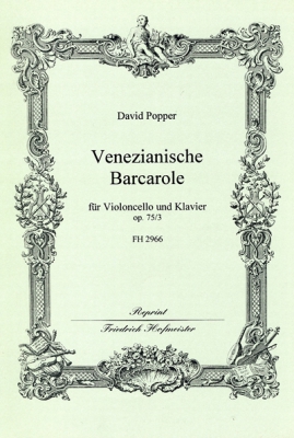 Venezianische Barcarole A-Dur, Op. 75/3