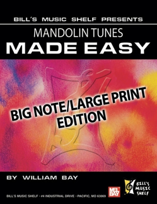 Mandolin Tunes Made Easy, Big Note - Large Print Edition
