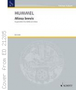 Missa Brevis - Op. 5A (Partition De Choeur)
