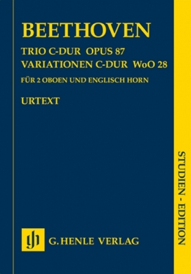 Trio In C Major Op. 87 - Variations In C Major Woo 28