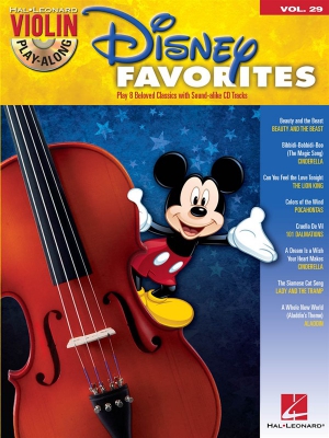 Violin Play Along Vol.29 : Disney Favorites