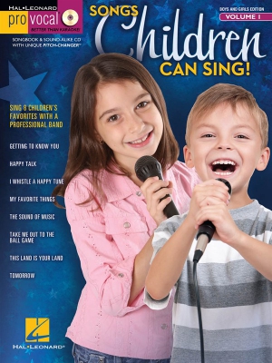 Pro Vocal Boys' And Girls' Edition Vol.1 : Songs Children Can Sing!