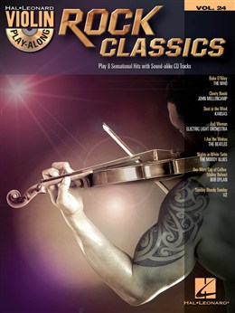 Violin Play Along Vol.24 : Rock Classics