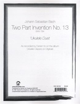 2 Part Invention #13 Bwv 784