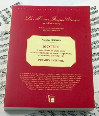 Motets A Une, Deux Et Trois Voix, Avec Symphonie Et Sans Symphonie - Premier Livre