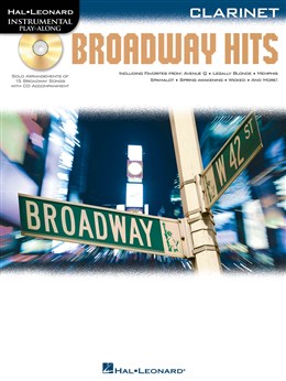 Clarinet Play Along : Broadway Hits