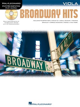 Viola Play Along : Broadway Hits