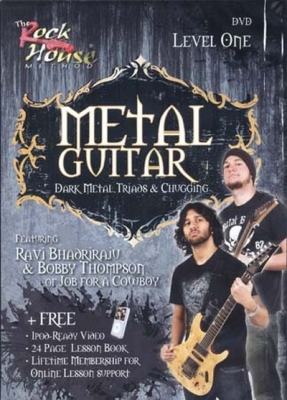 Dvd Rock House Metal Guitar Level 1