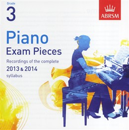 Abrsm Piano Exam Pieces: 2013-2014 (Grade 3 - Cd Only)