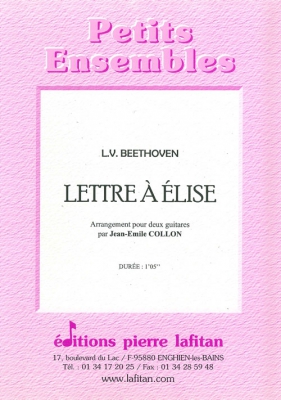 Lettre A Elise (Arr. Pour Deux Guitares) (Für Elise)