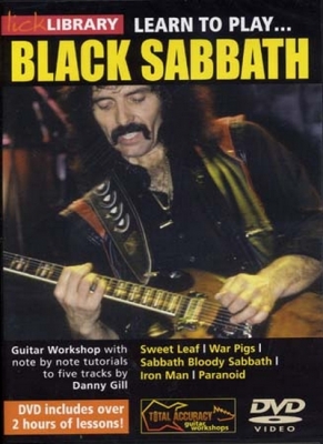 Dvd Lick Library Learn To Play Black Sabbath