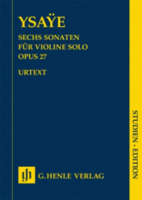 6 Sonates Op. 27 Pour Violon Solo