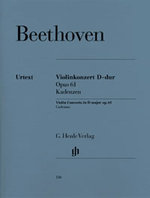 Cadenzas To Violin Concerto Op. 61
