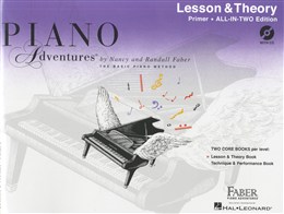 Piano Adventures : Lesson And Theory Book - Primer Level All In Two Edition
