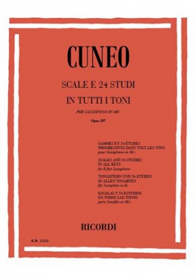 Scale E 24 Studi In Tutti I Toni Per Saxofono In Mi Bem. Op. 197