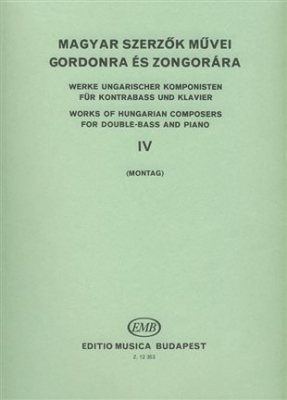 Works By Hungarian Composers V4 Double Bass And Piano