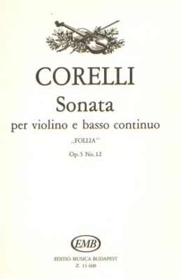 Sonata Per Violino E Basso Continuo Op. 5, N 12 Violin And Piano