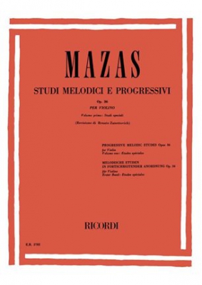 Studi Melodici E Progressivi Op. 36. Vol.I : Studi Speciali